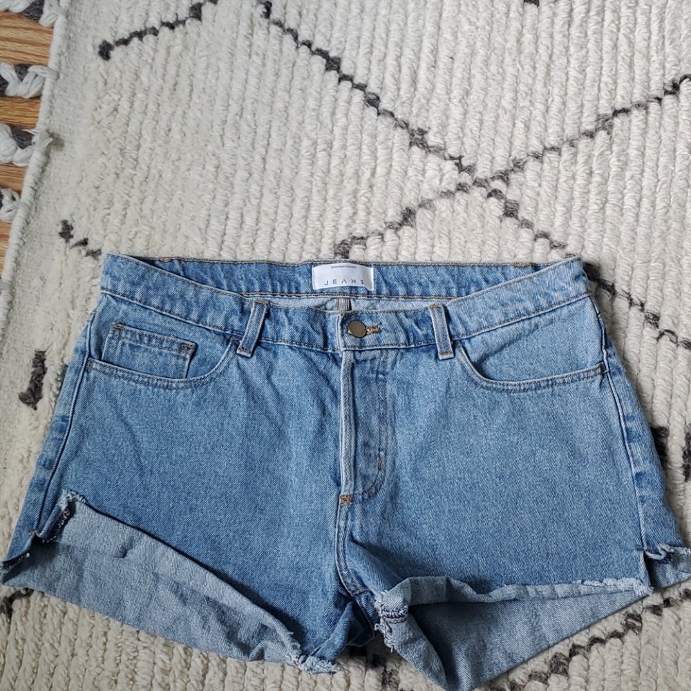 American Apparel Denim cut off shorts